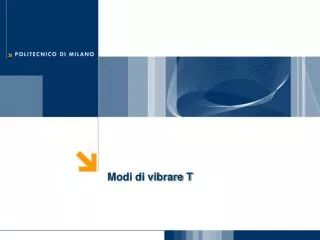 modi di vibrare t
