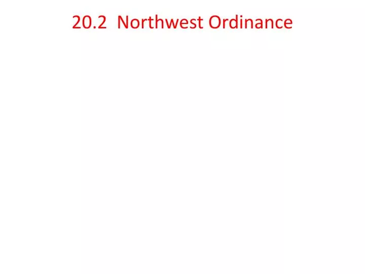 20 2 northwest ordinance