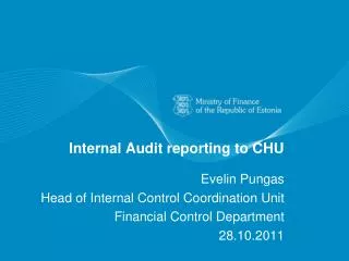 Internal Audit reporting to CHU