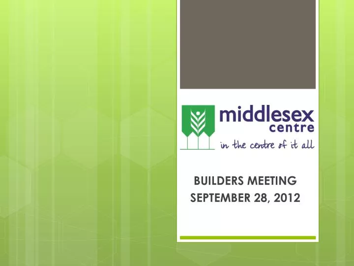 builders meeting september 28 2012