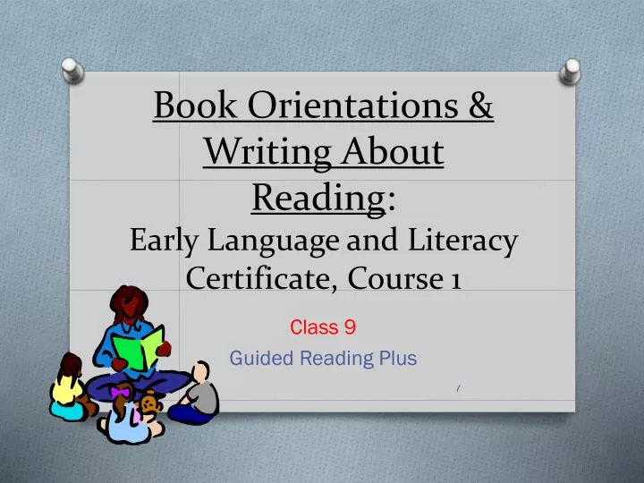 book orientations writing about reading early language and literacy certificate course 1