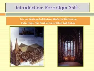 Introduction: Paradigm Shift