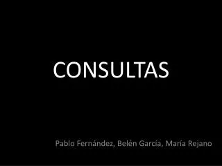consultas