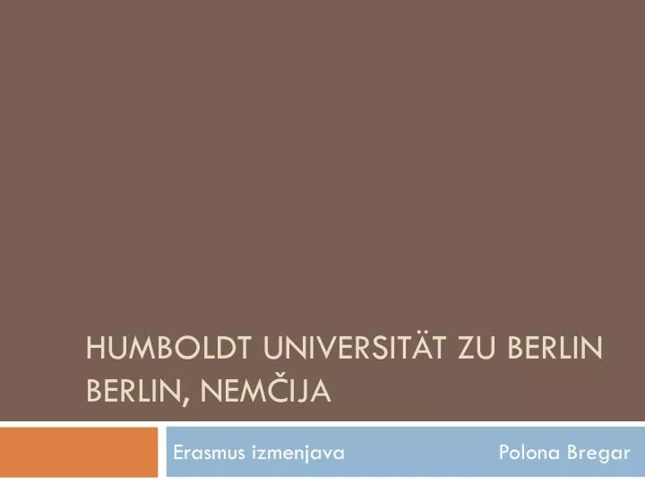 humboldt universit t zu berlin berlin nem ija