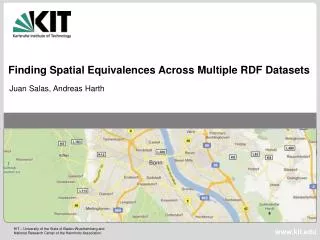 Finding Spatial Equivalences Across Multiple RDF Datasets