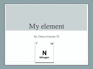 My element