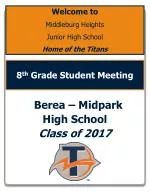 8 th Grade Student Meeting - slide 1
