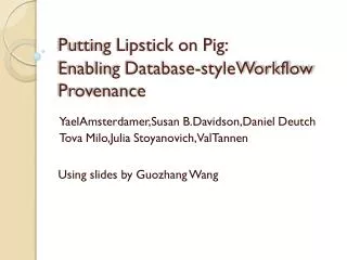 Putting Lipstick on Pig:
