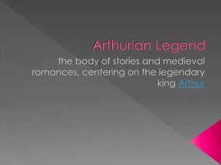 Arthurian Legend