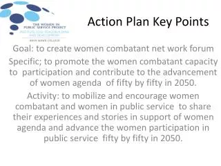 Action Plan Key Points
