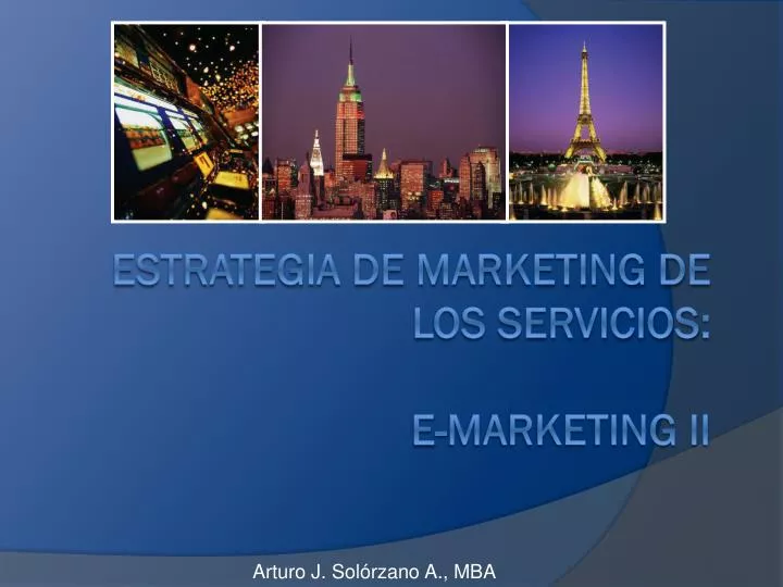 estrategia de marketing de los servicios e marketing ii