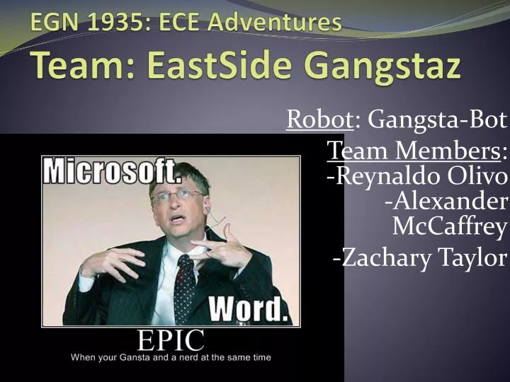 egn 1935 ece adventures team eastside gangstaz