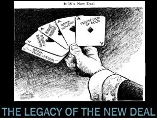 The Legacy of the New deal