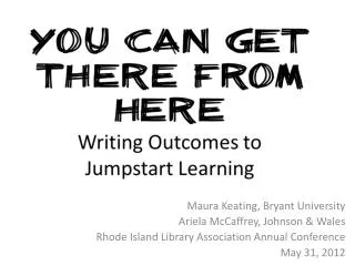 Maura Keating, Bryant University Ariela McCaffrey, Johnson &amp; Wales