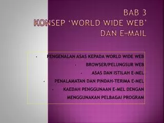 bab 3 konsep world wide web dan e mail