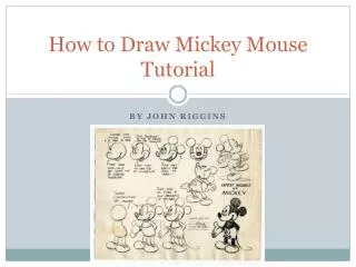 How to Draw Mickey Mouse Tutorial