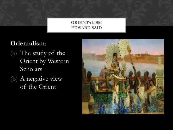 orientalism edward said