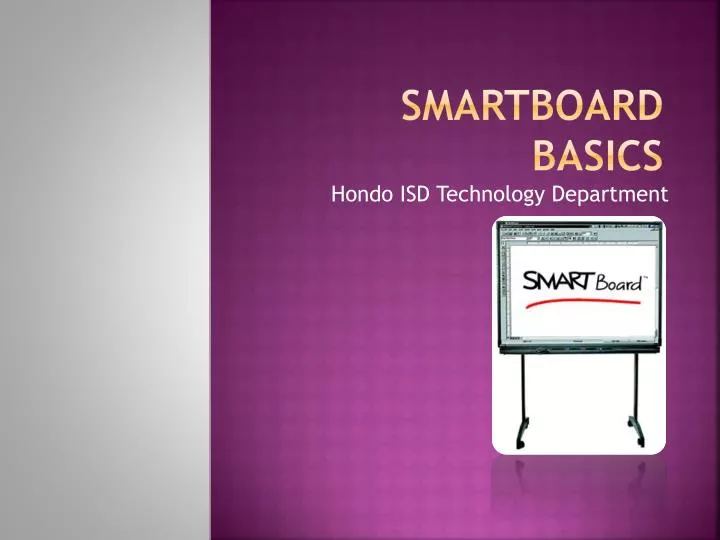 smartboard basics