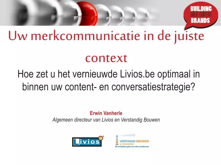 uw merkcommunicatie in de juiste context