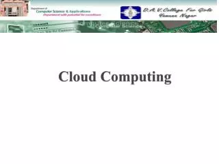 Cloud Computing