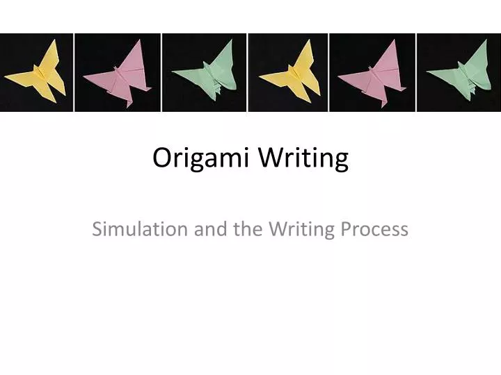 origami writing