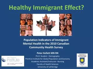 Healthy Immigrant Effect?