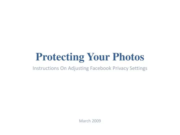 protecting your photos