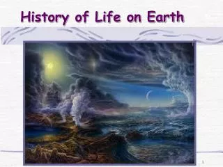 History of Life on Earth