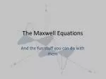 The Maxwell Equations