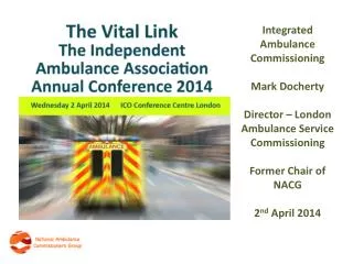Integrated Ambulance Commissioning Mark Docherty