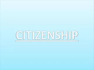 citizenship
