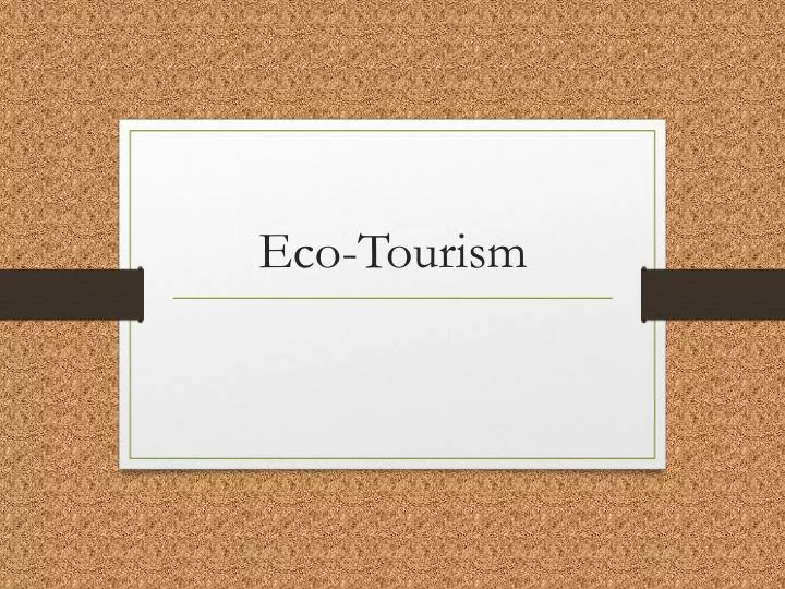 eco tourism