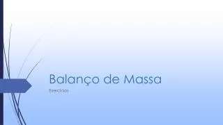 balan o de massa