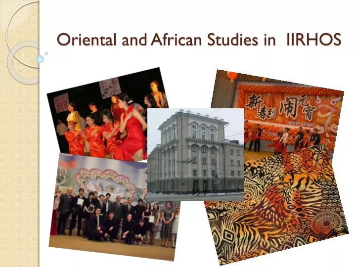 oriental and african studies in iirhos