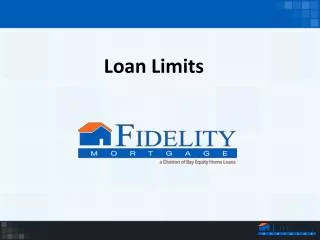 Loan Limits