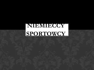 NIEMIECCY SPORTOWCY