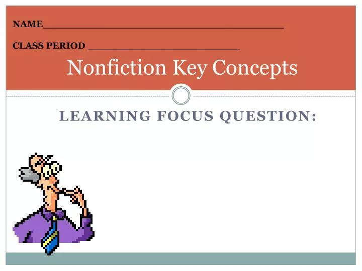 nonfiction key concepts
