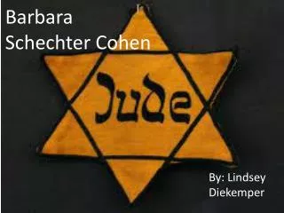 Barbara Schechter Cohen