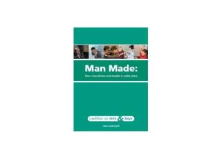 Man Made: men, masculinities and equality in public policy
