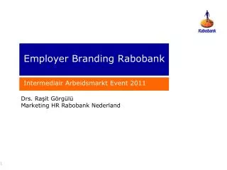 employer branding rabobank