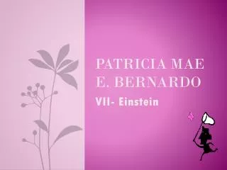 patricia mae e bernardo