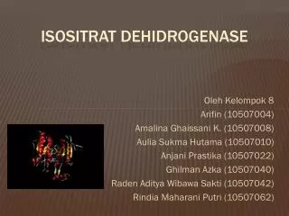 isositrat dehidrogenase