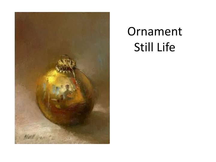 ornament still life