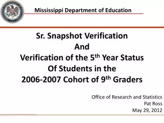 Mississippi Department of Education