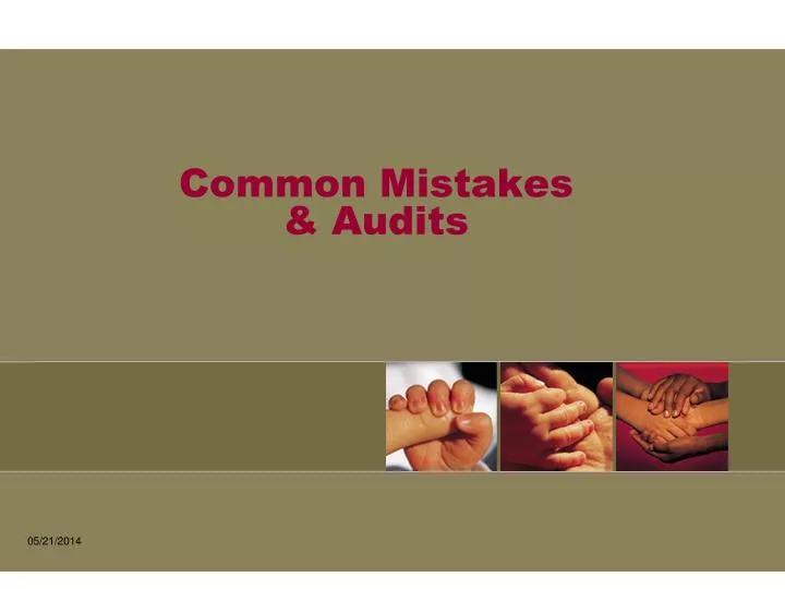 common mistakes audits