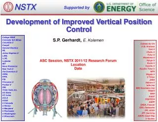 Development of Improved Vertical Position Control