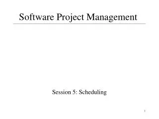 Software Project Management