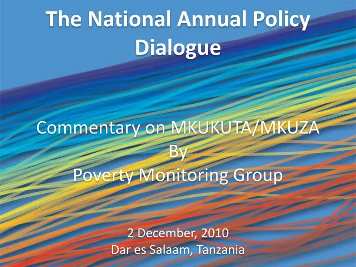 the national annual policy dialogue