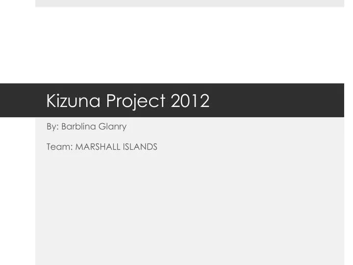 kizuna project 2012