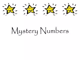 Mystery Numbers